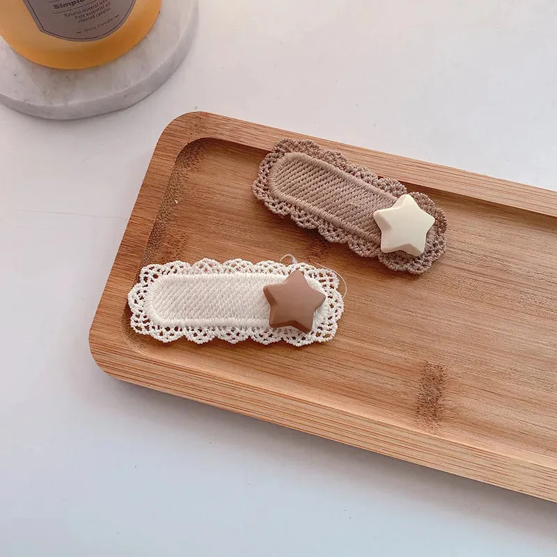 2 Piece Lace Hair Clip Set