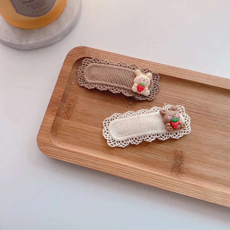 2 Piece Lace Hair Clip Set