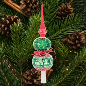 A Rustic Christmas Finial