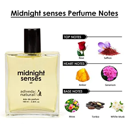 Adiveda Natural Cupid & Midnight Senses For Men And Women Eau de Parfum - 200 ml