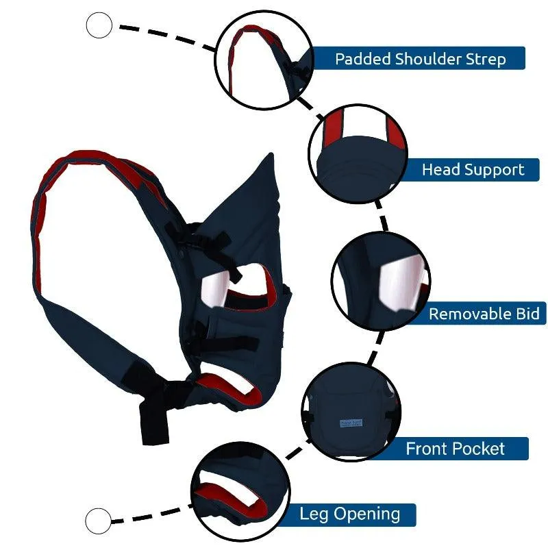 Adjustable Hands-Free 3-In-1 baby carrier (Blue)