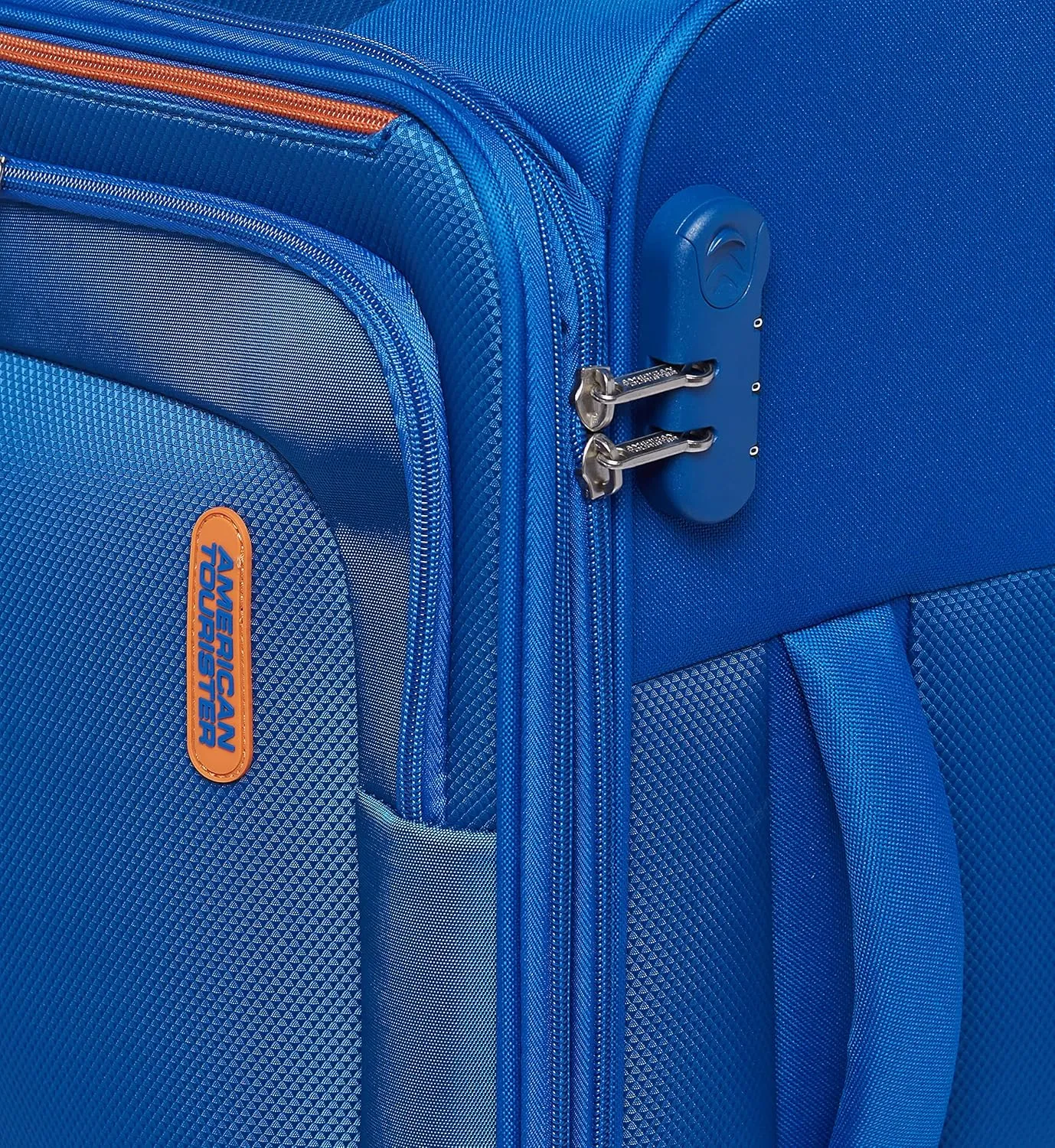 American Tourister Duncan Set of 3, Soft Luggage Trolley Bags With TSA Lock, 55 68 81cm, Blue