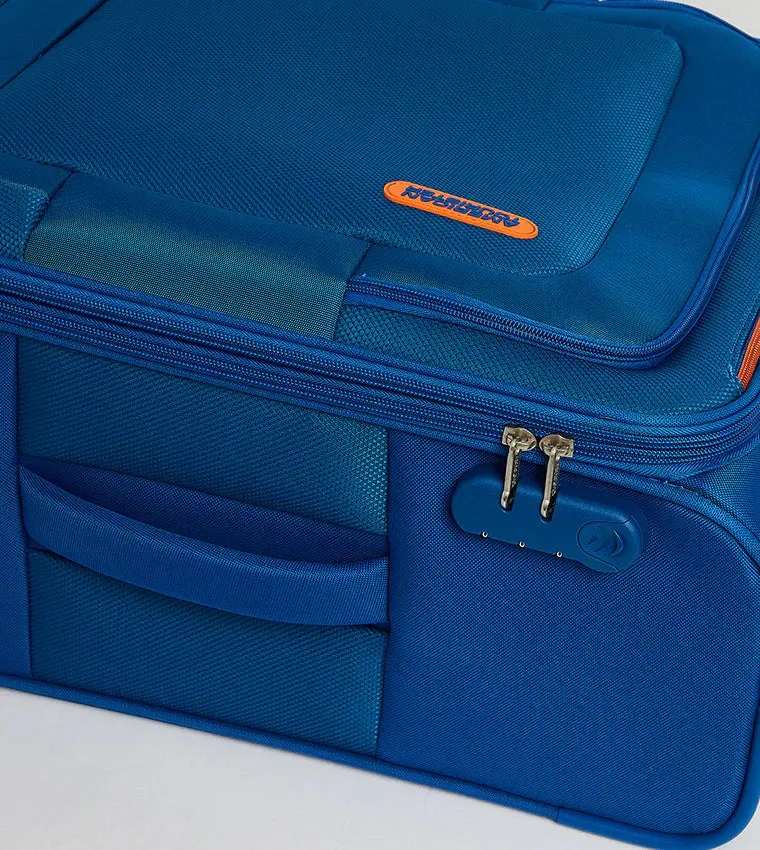 American Tourister Duncan Set of 3, Soft Luggage Trolley Bags With TSA Lock, 55 68 81cm, Blue