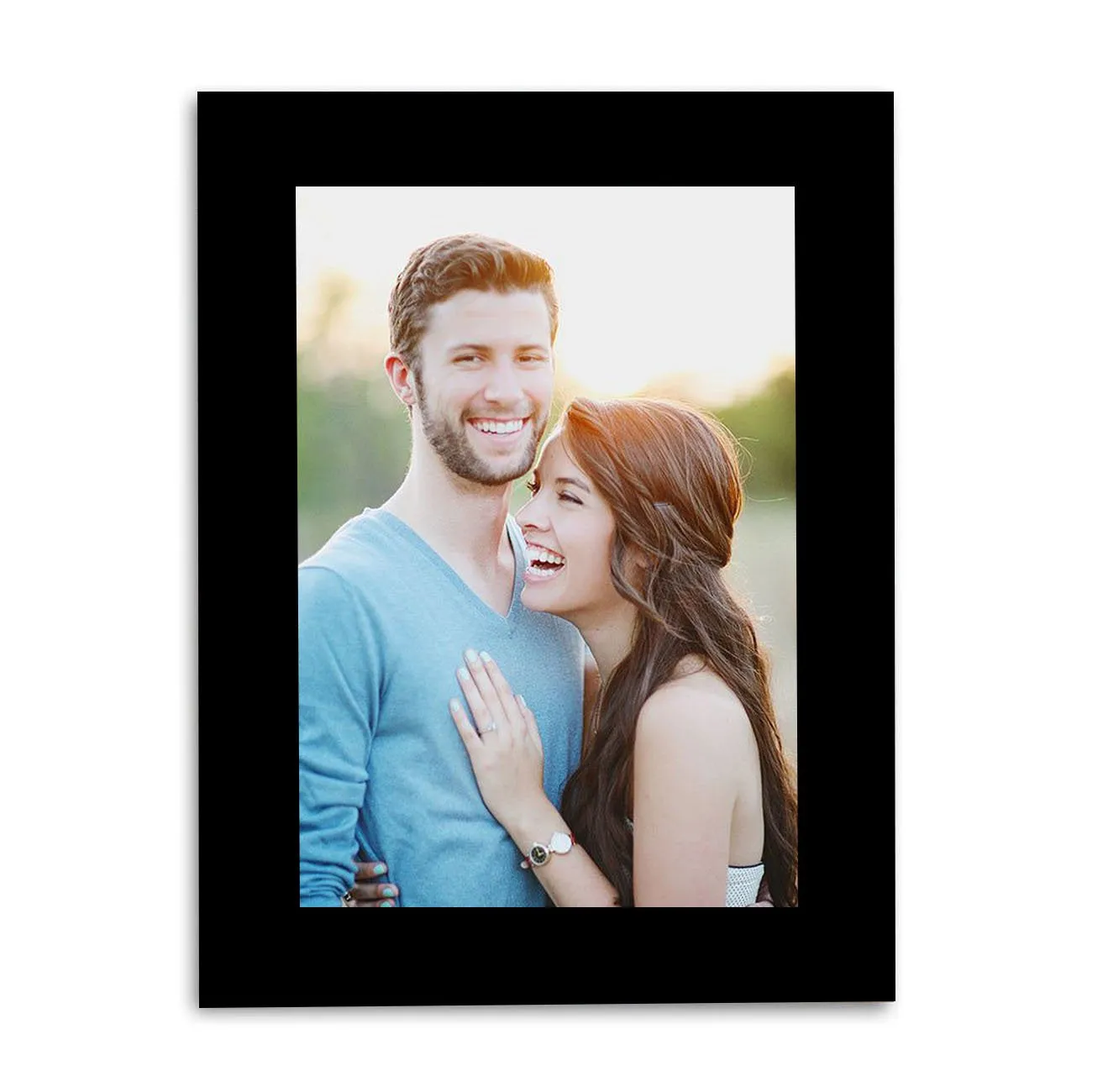 Art Street Synthetic Table/Wall Photo Frame for Home Decor (5" X 7", Black), Rectangular