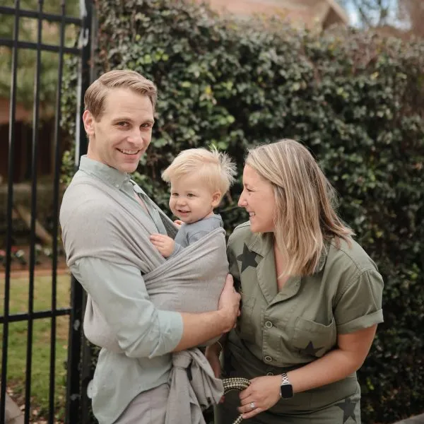 Baby Wrap - Gray Melange