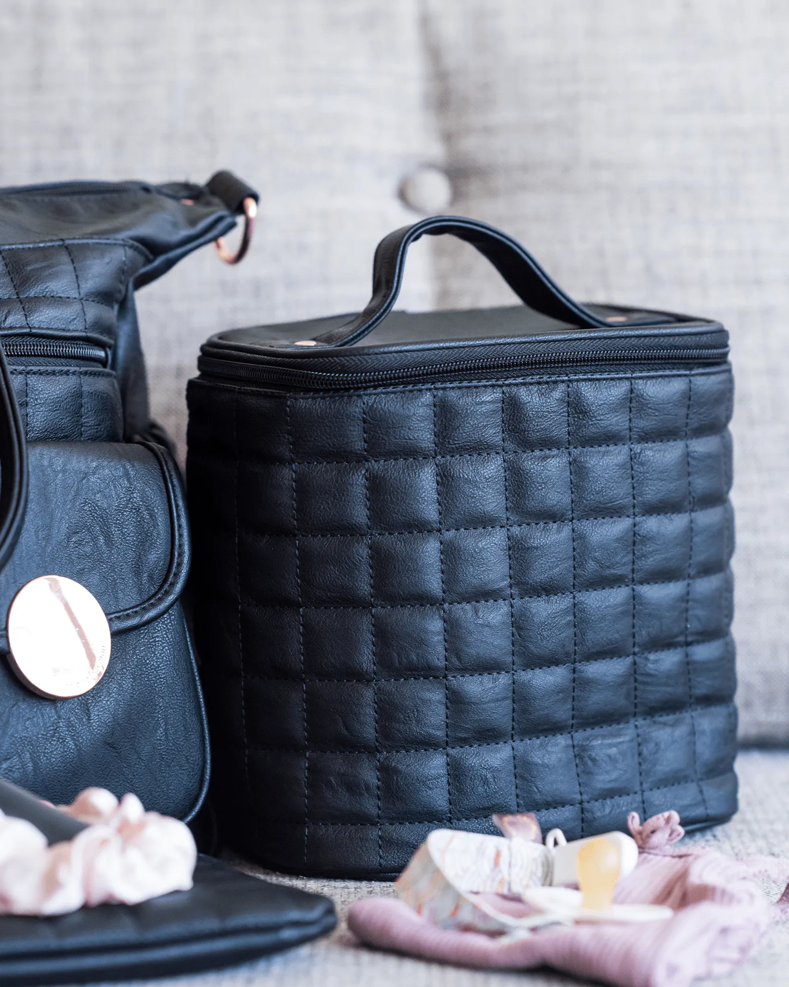 Black Premium Baby Bag Set