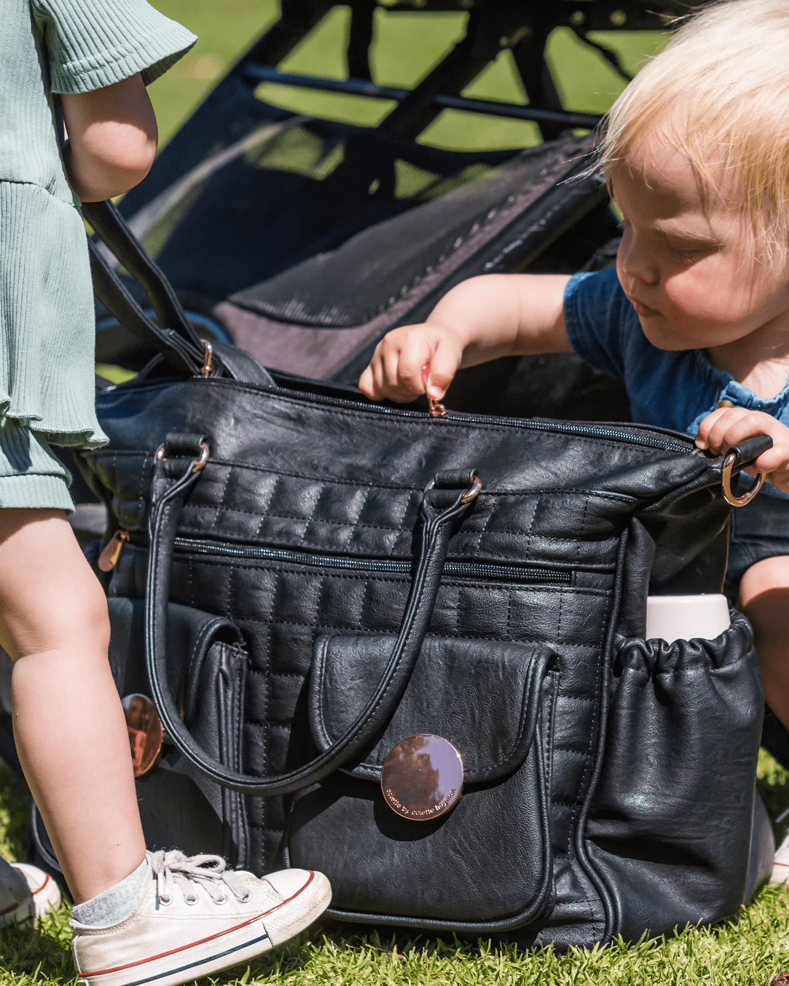 Black Premium Baby Bag Set