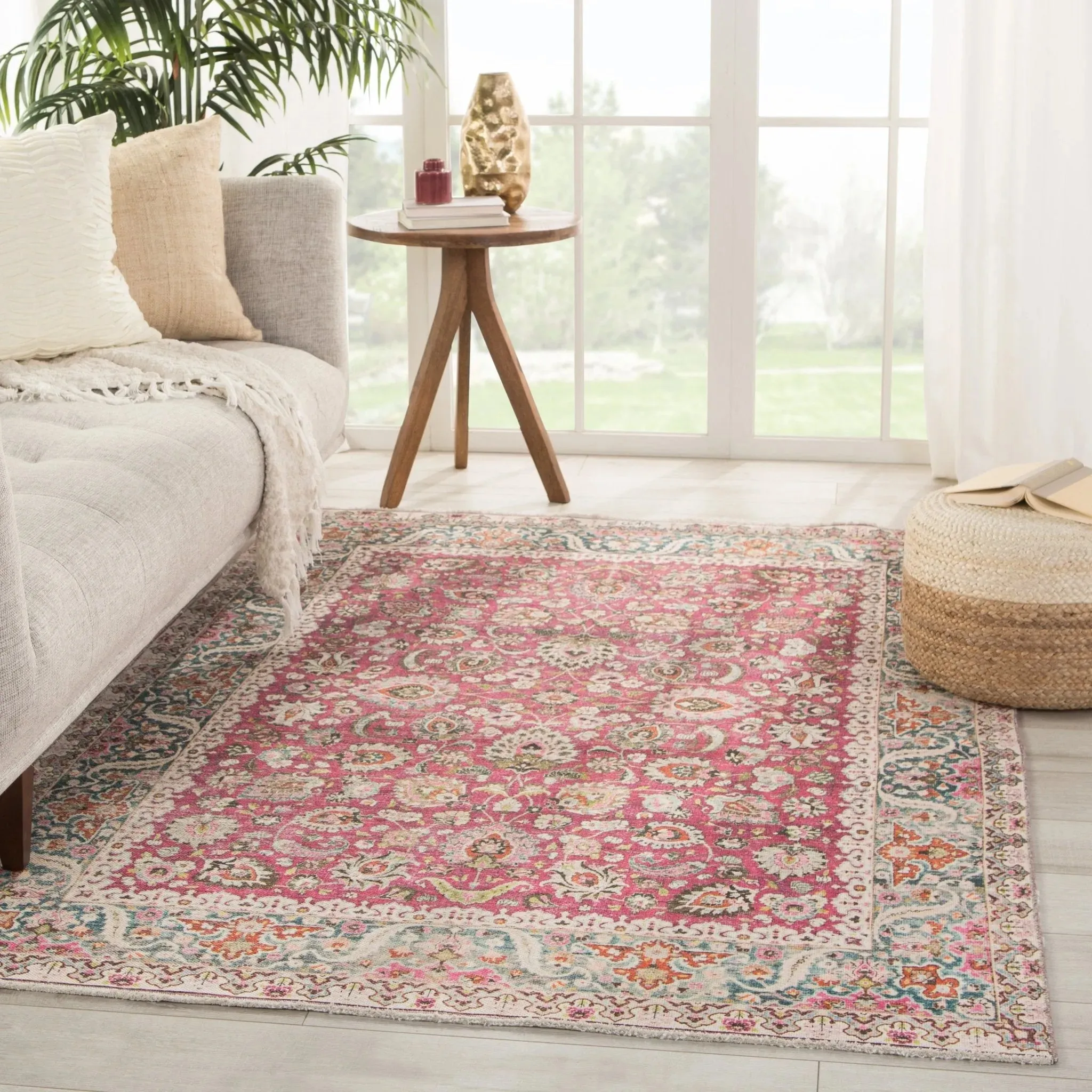 Boheme BOH09 Multicolor/Pink Rug