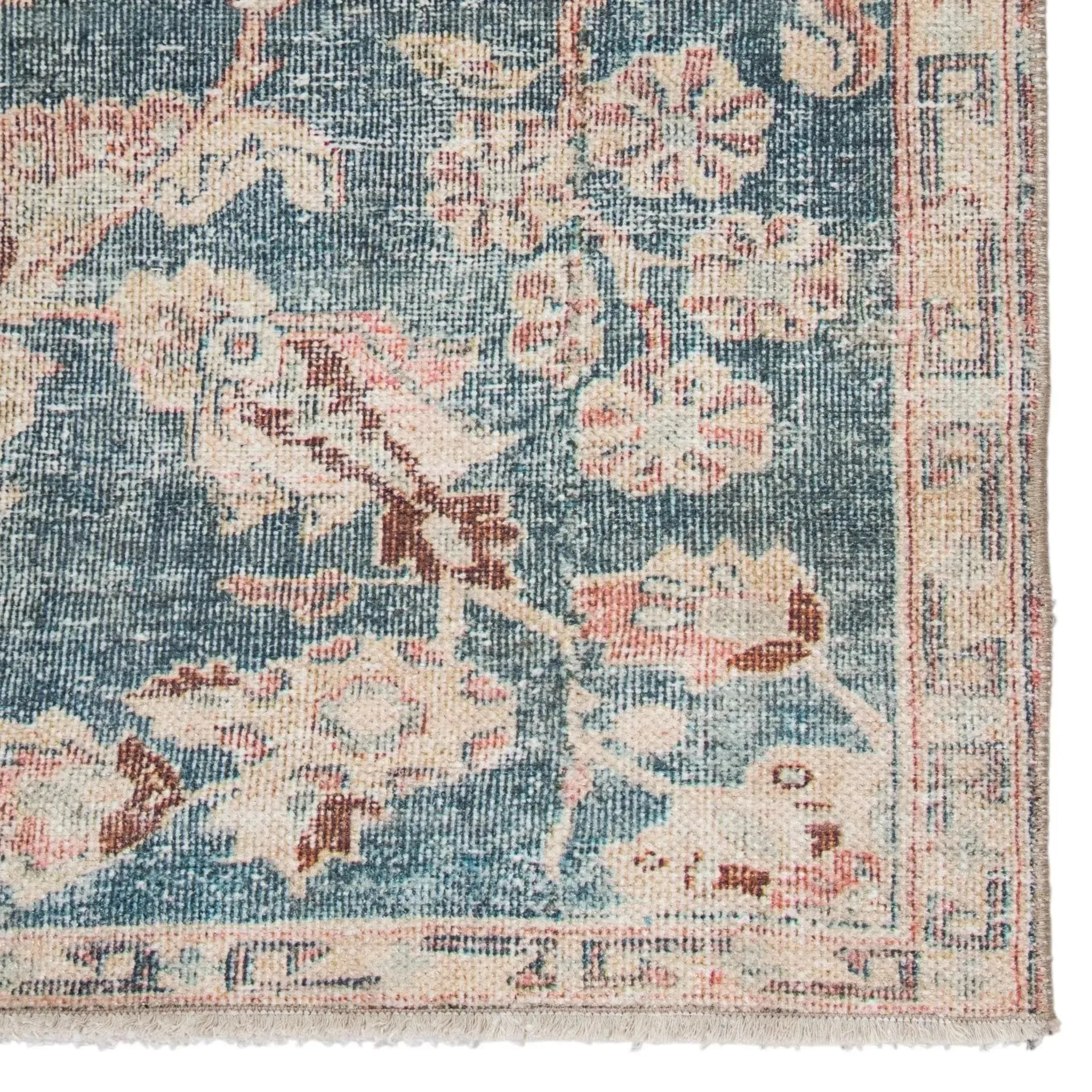 Boheme BOHO8 Dark Teal/Rust Rug