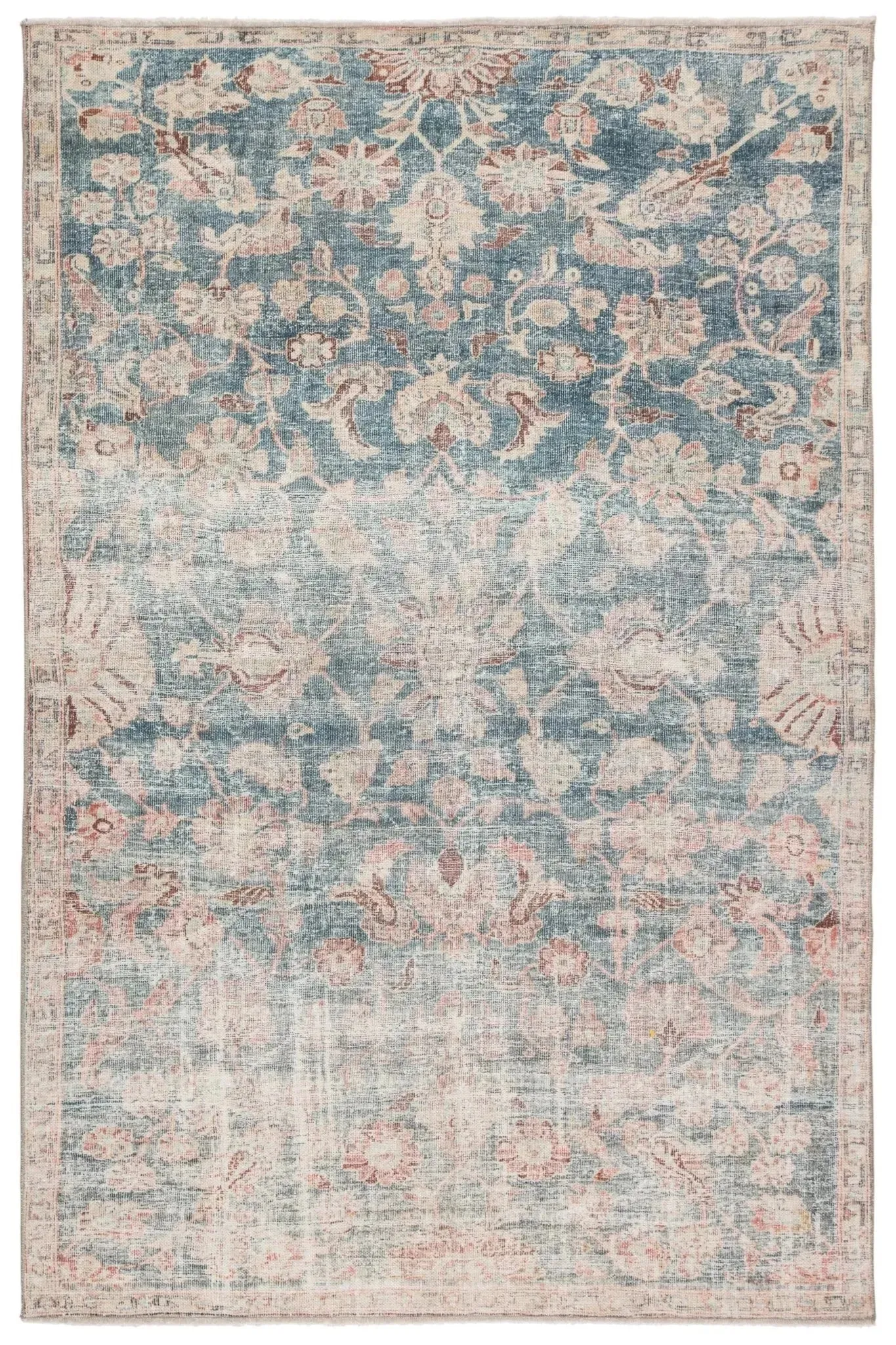 Boheme BOHO8 Dark Teal/Rust Rug