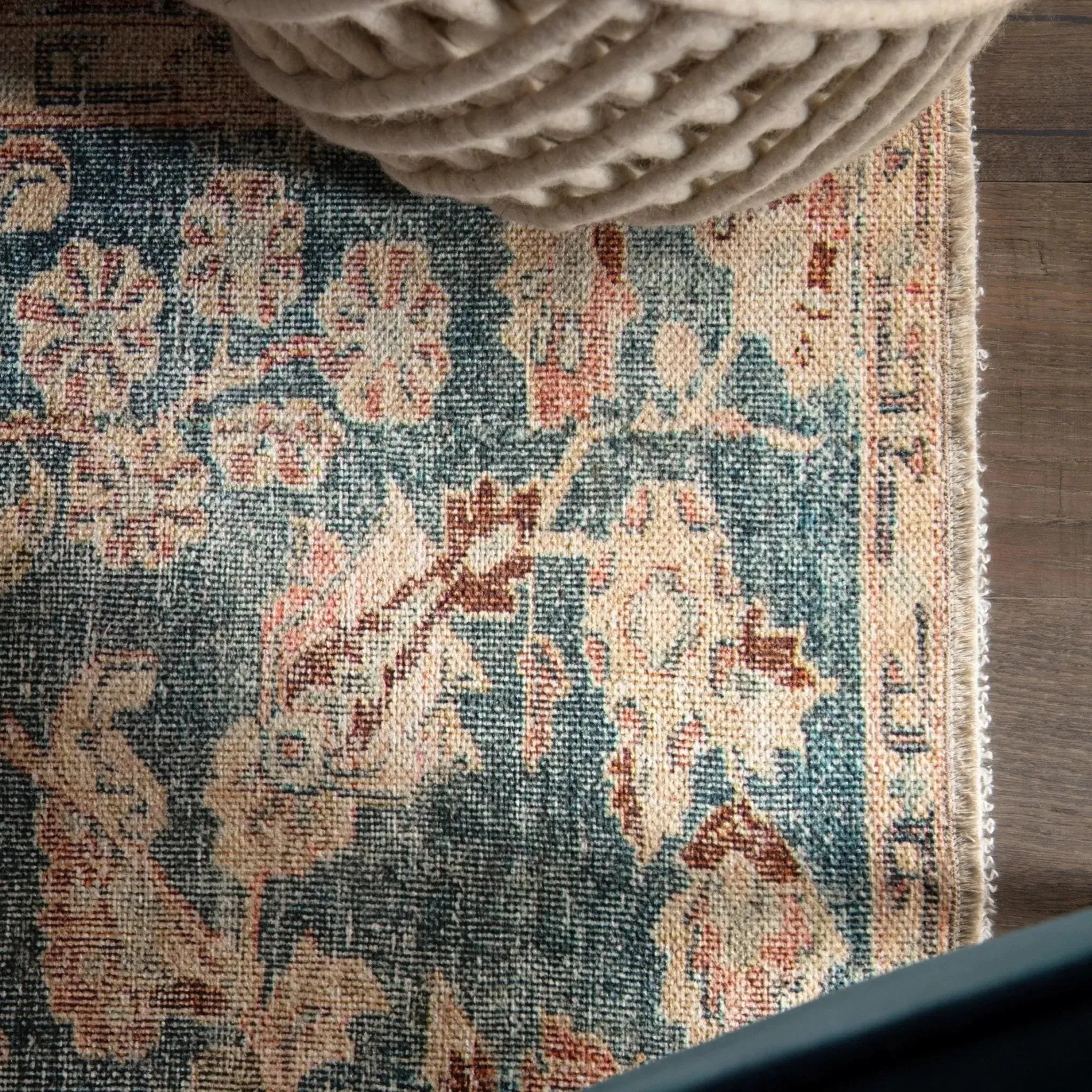 Boheme BOHO8 Dark Teal/Rust Rug