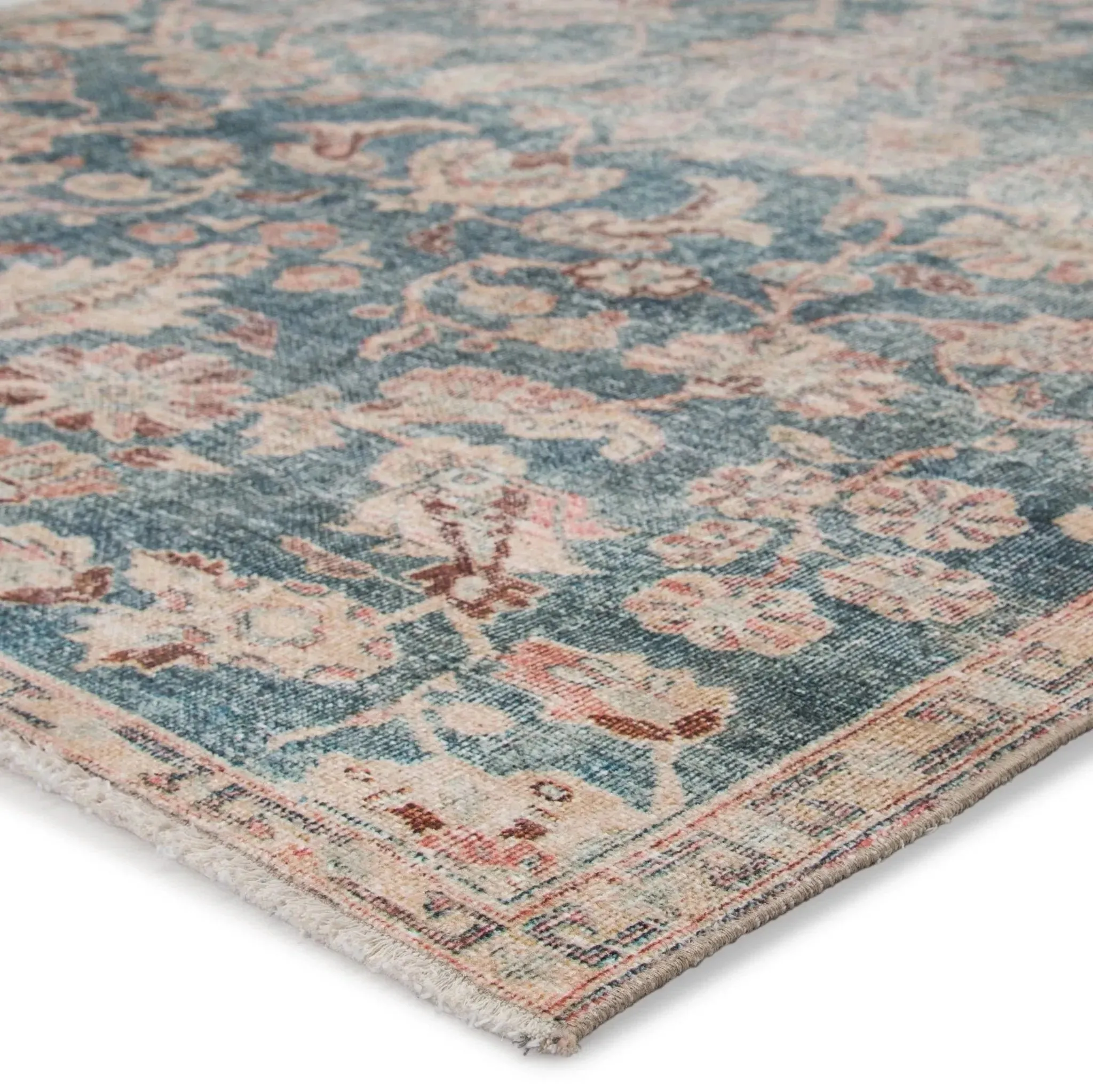 Boheme BOHO8 Dark Teal/Rust Rug