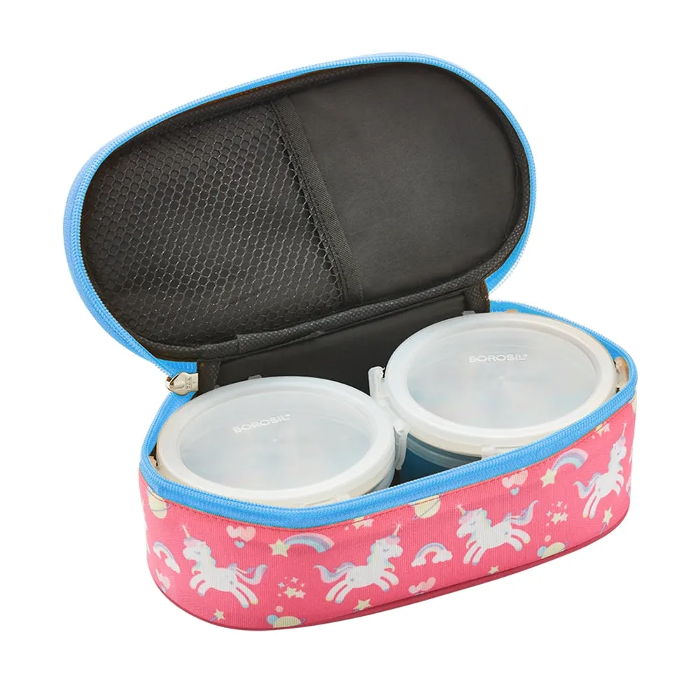 Borosil Candy Pink Lunchbox