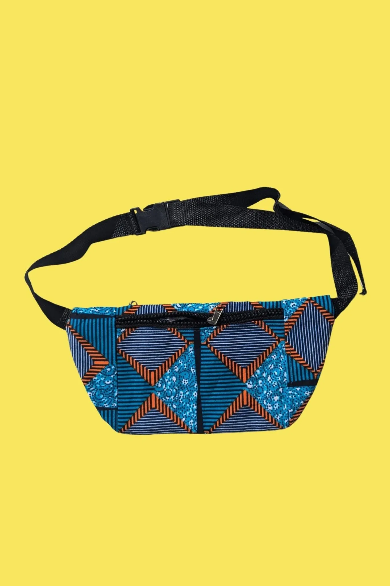 Bosomtwi Blue African Print Bumbag