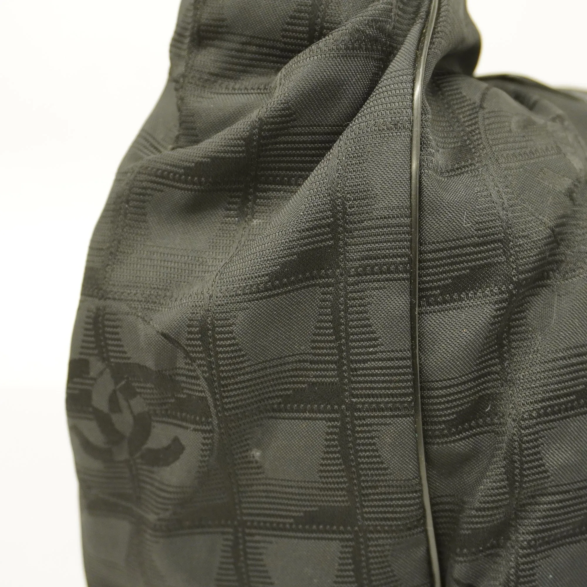 CHANEL   New Travel Line Tote Bag Women's Nylon Tote Bag Black