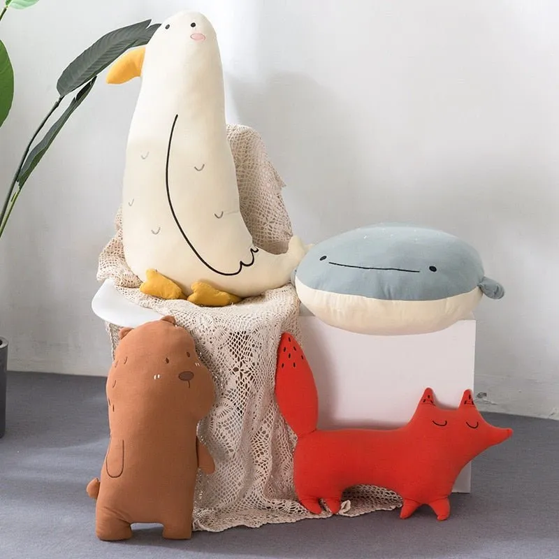 Charming Animal Cushion Set