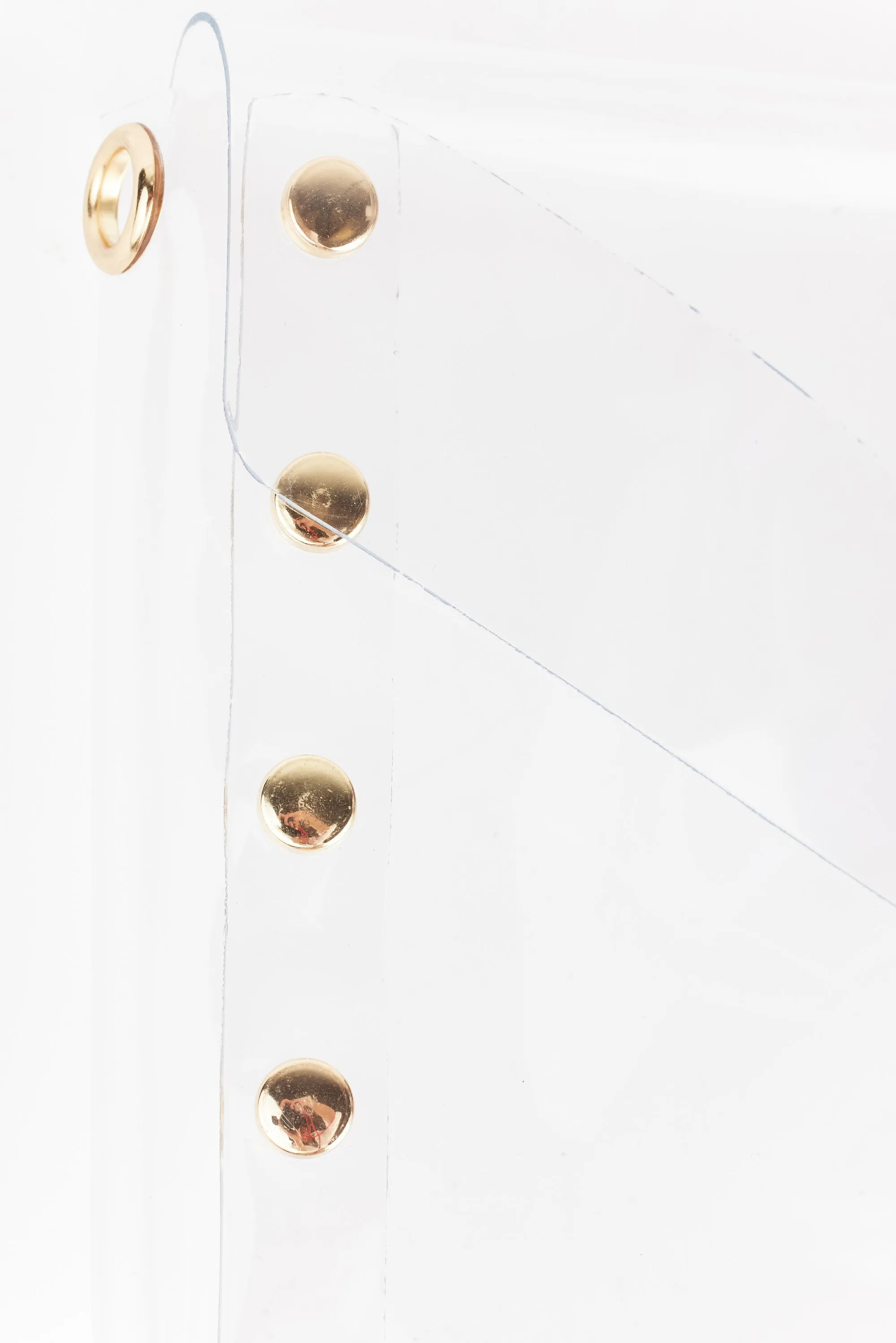 Clear Gameday Crossbody Bag- Gold