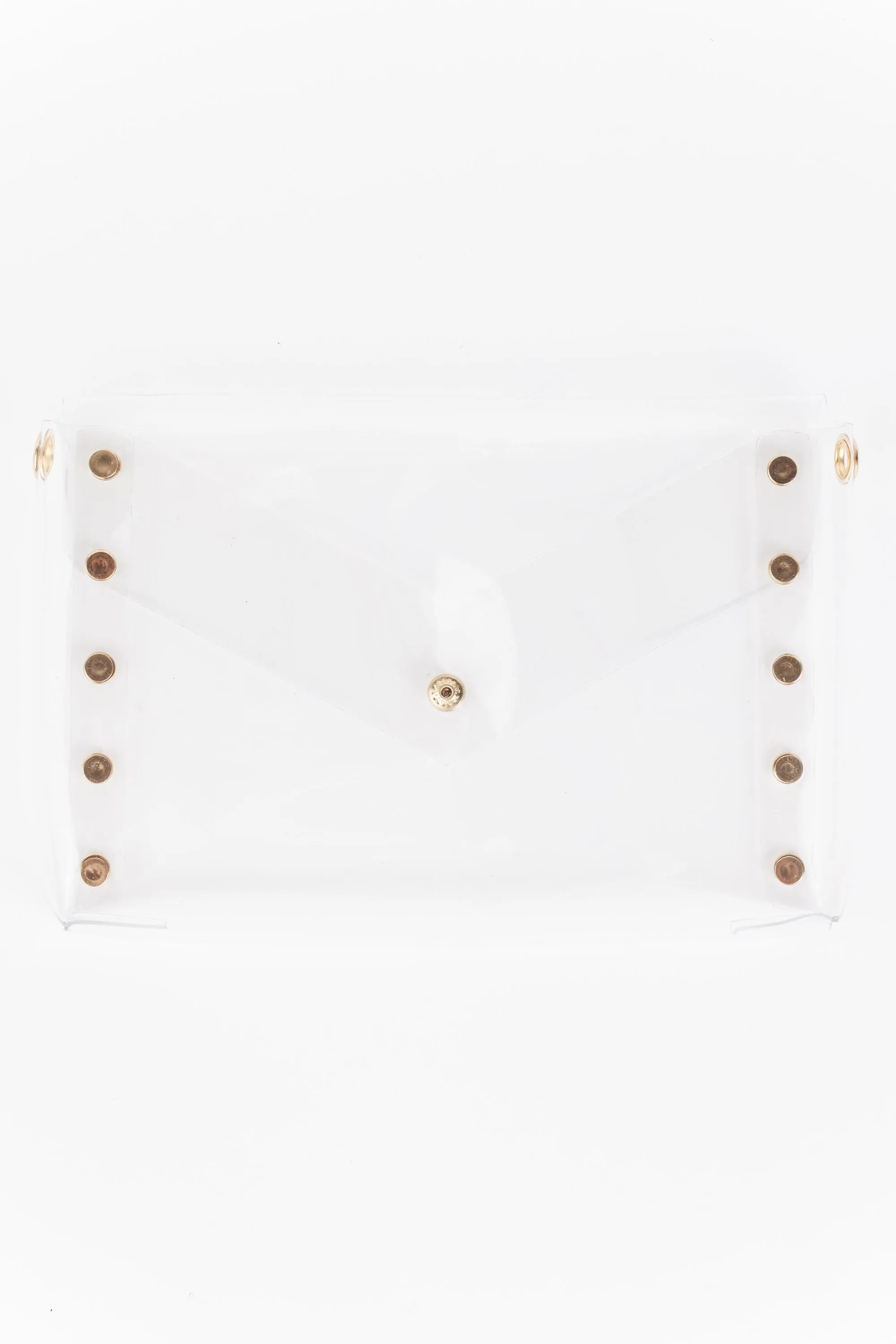 Clear Gameday Crossbody Bag- Gold