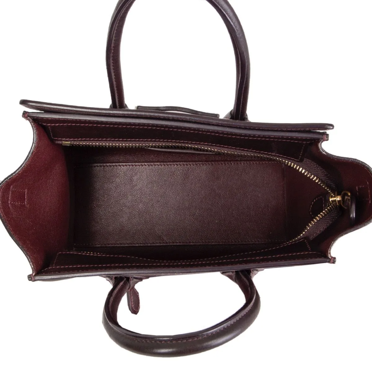 Céline Calfskin Nano Luggage Crossbody Bag