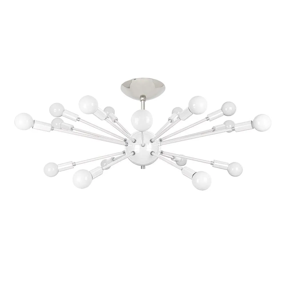 Color Elliptical Sputnik Flush Mount