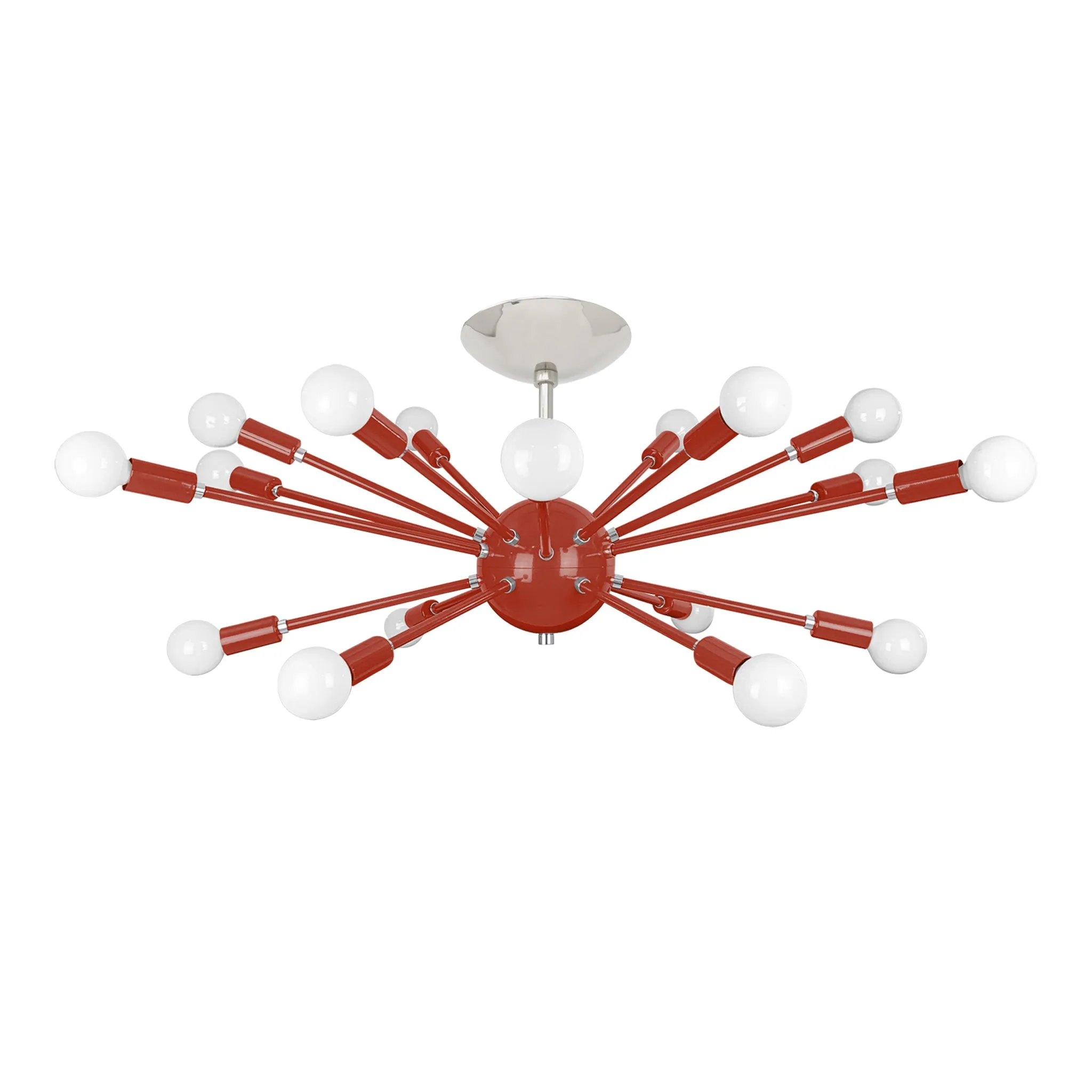 Color Elliptical Sputnik Flush Mount
