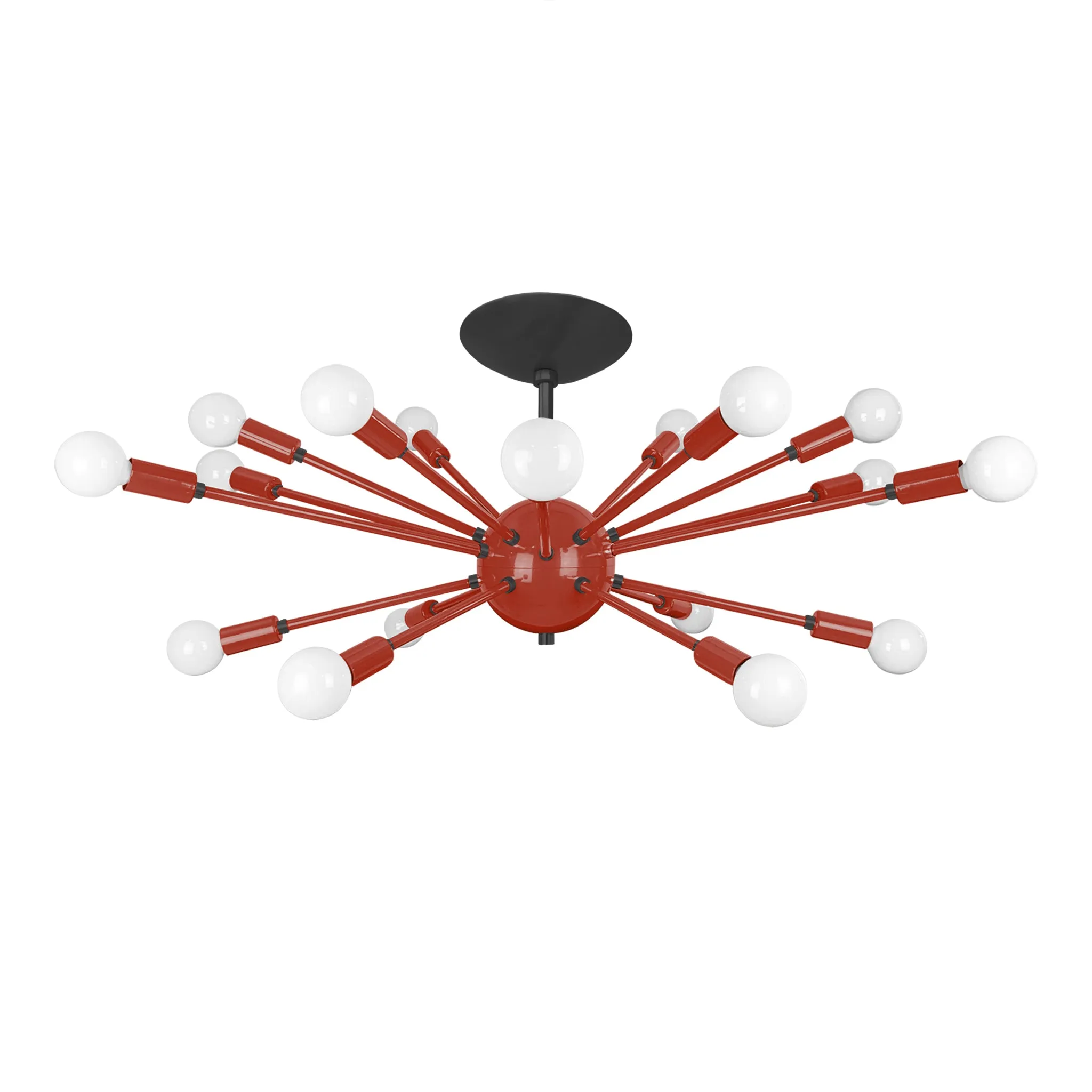 Color Elliptical Sputnik Flush Mount