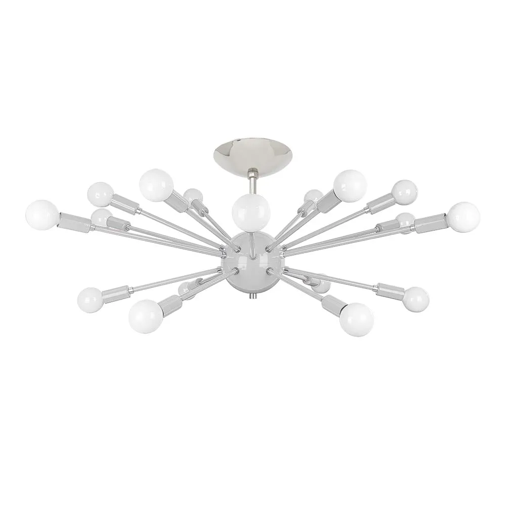 Color Elliptical Sputnik Flush Mount