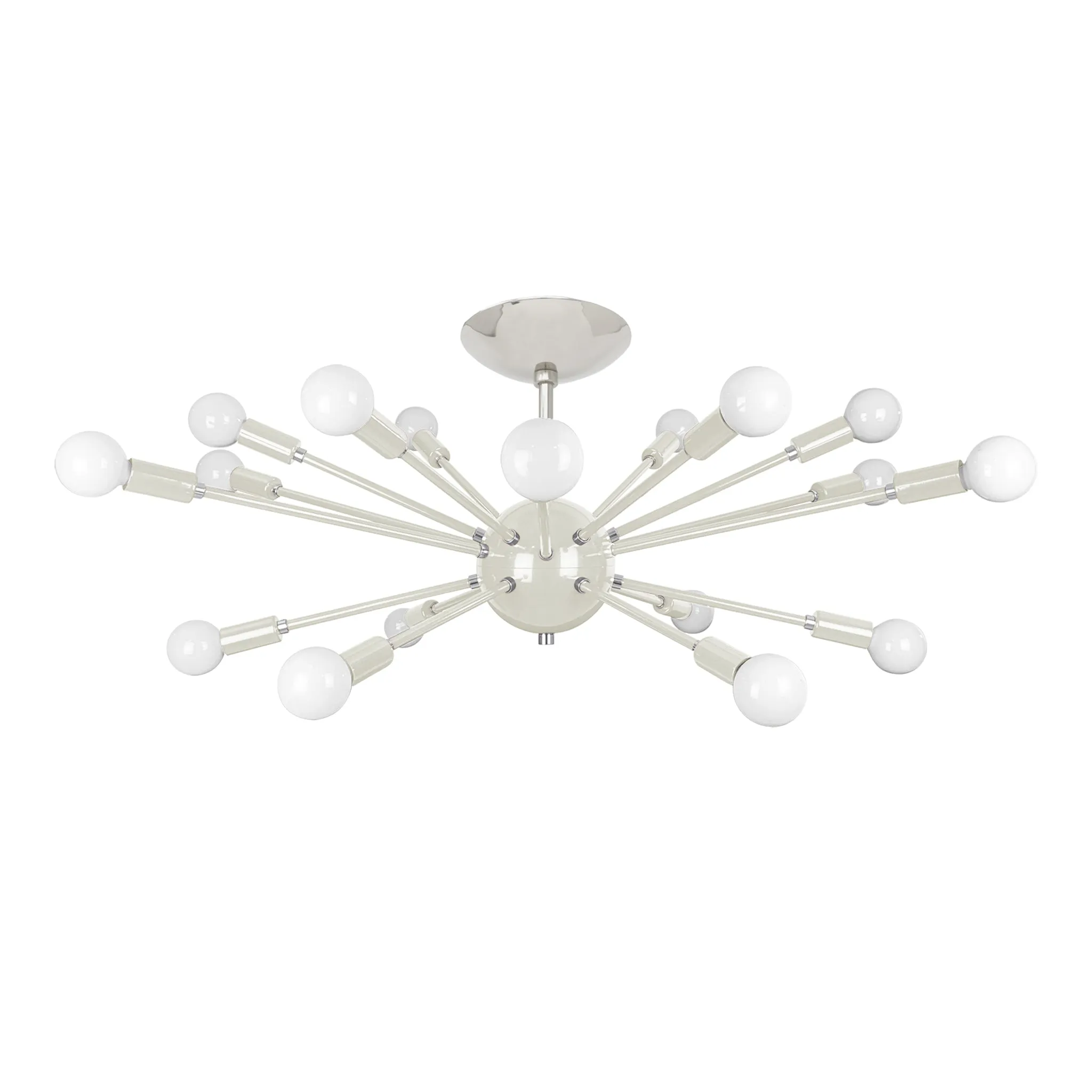 Color Elliptical Sputnik Flush Mount