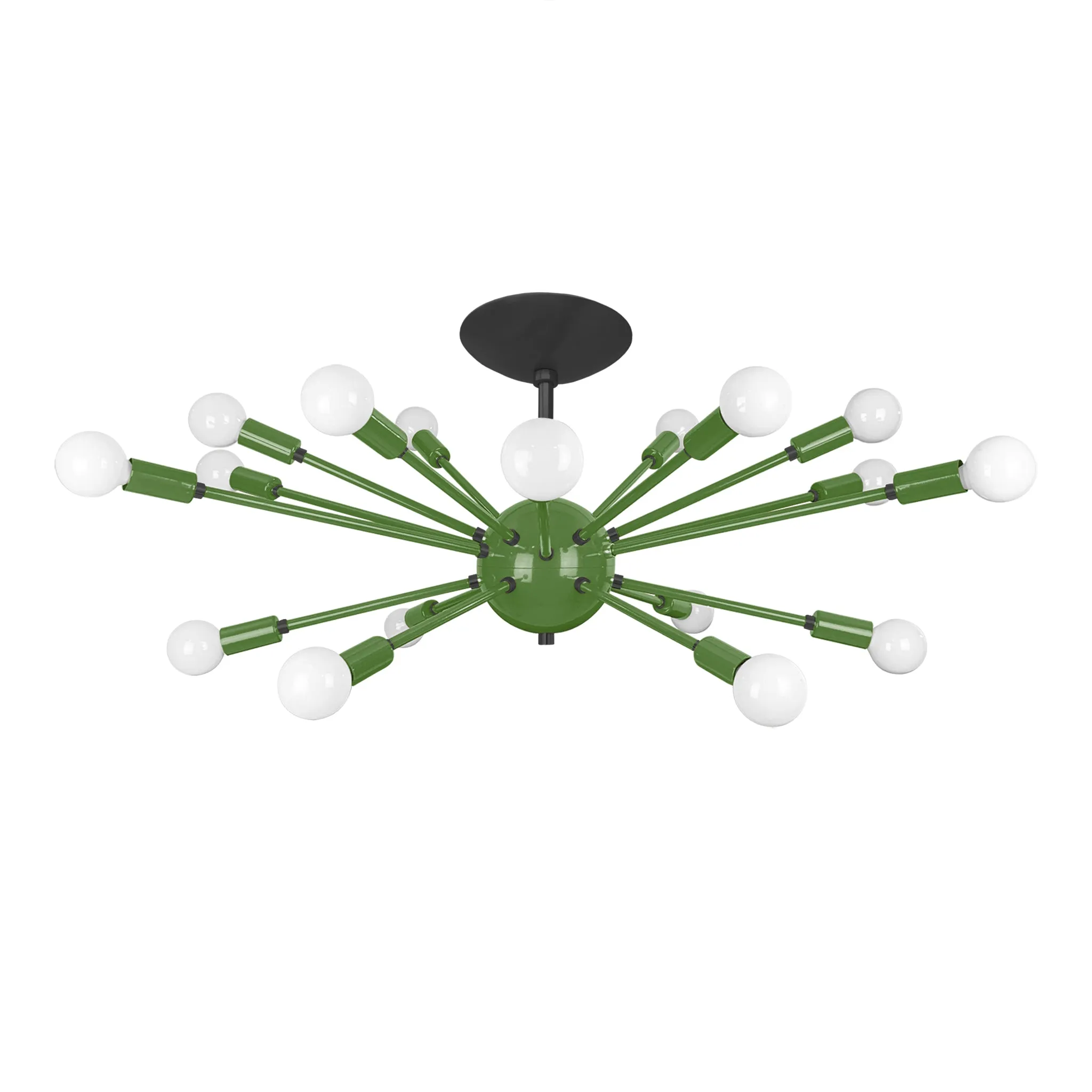 Color Elliptical Sputnik Flush Mount