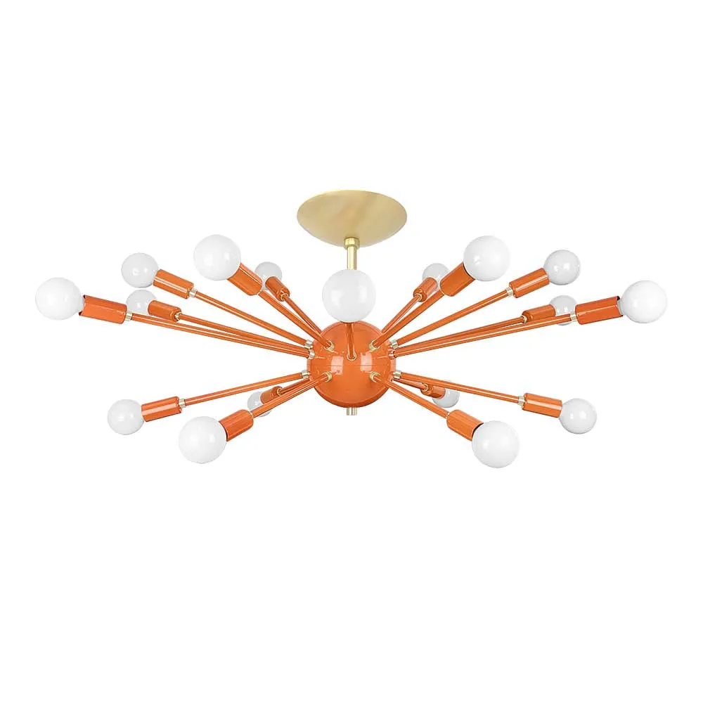 Color Elliptical Sputnik Flush Mount