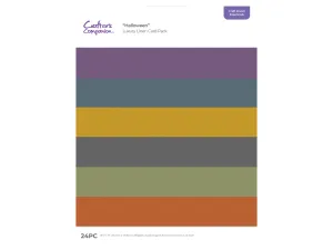 Crafter's Companion Craft Room Essentials 8.5” x 11” Linen Card Pack - Halloween