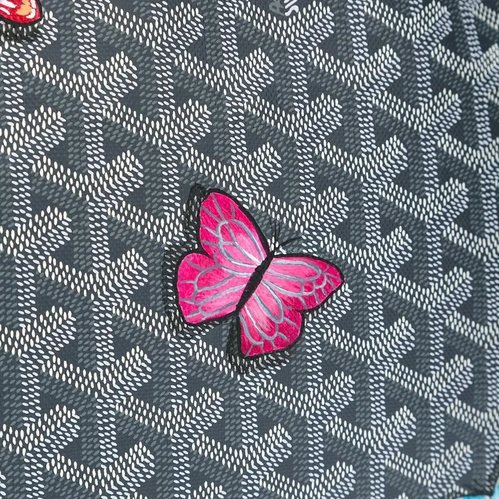 Customised "Butterfly" Monogram St Louis Tote
