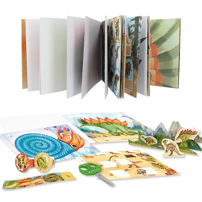 Depesche Dino World Snip Snap Book