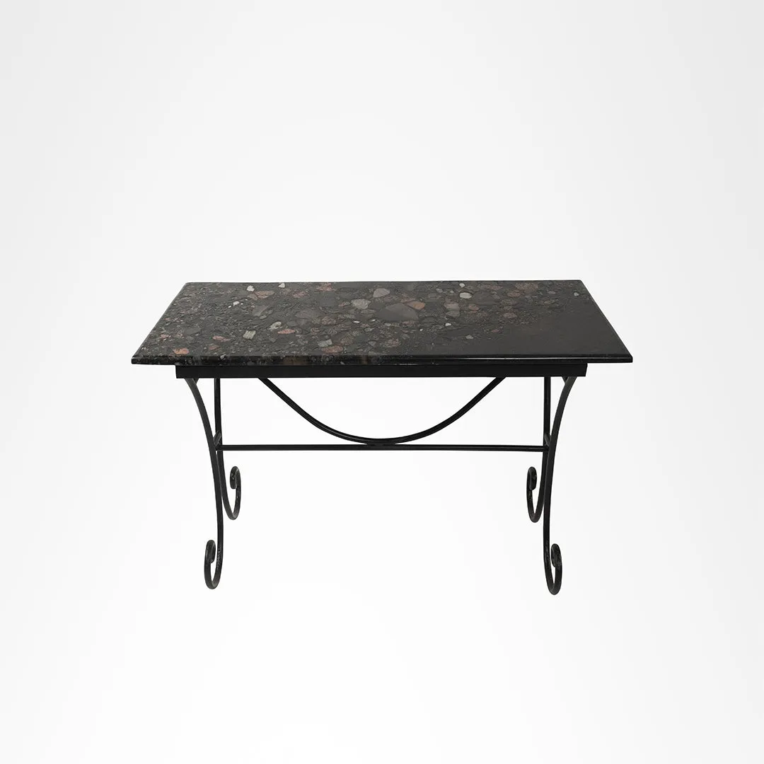 Ellis XIII Metal And Granite Table