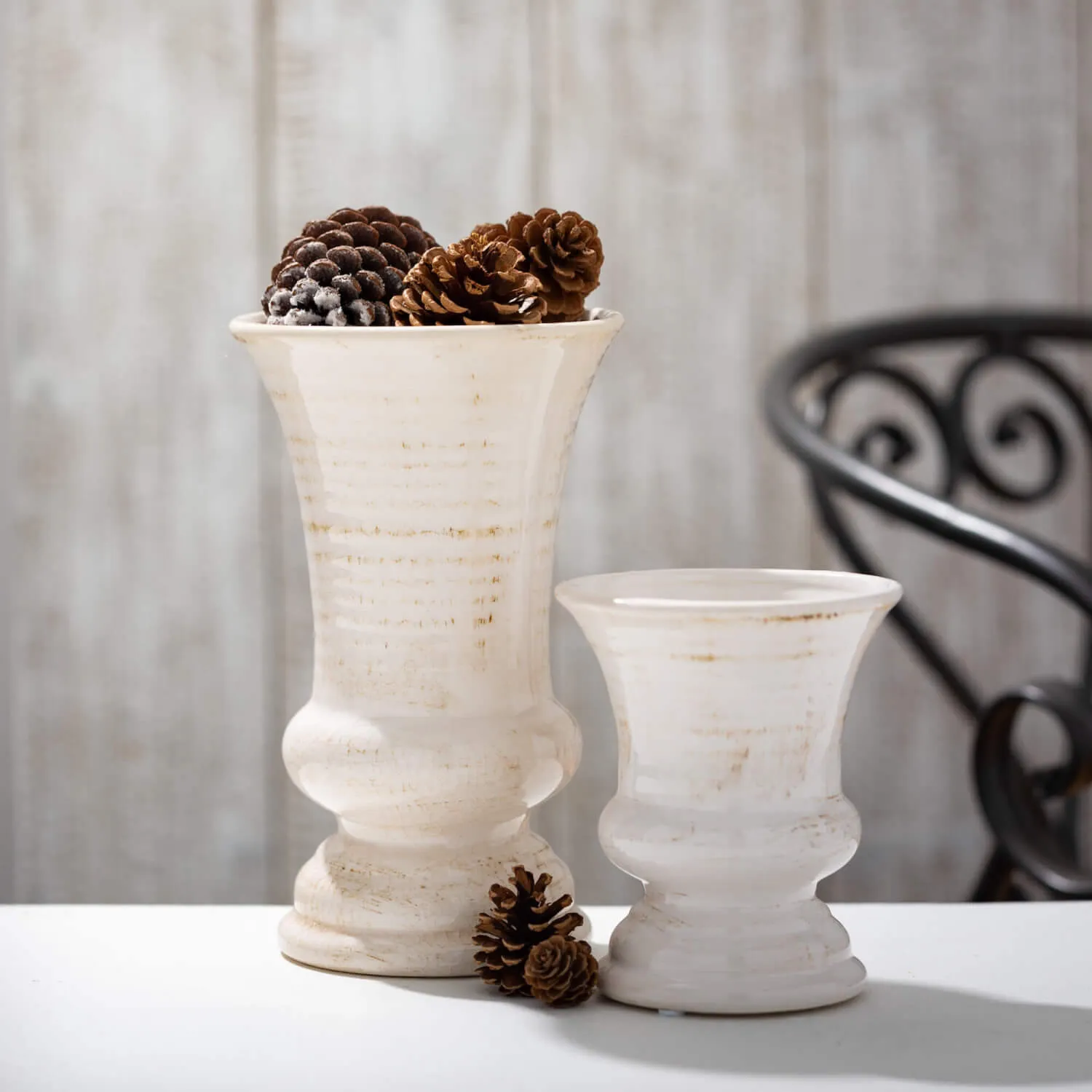 Farmhouse Urn Planter - 6-inch