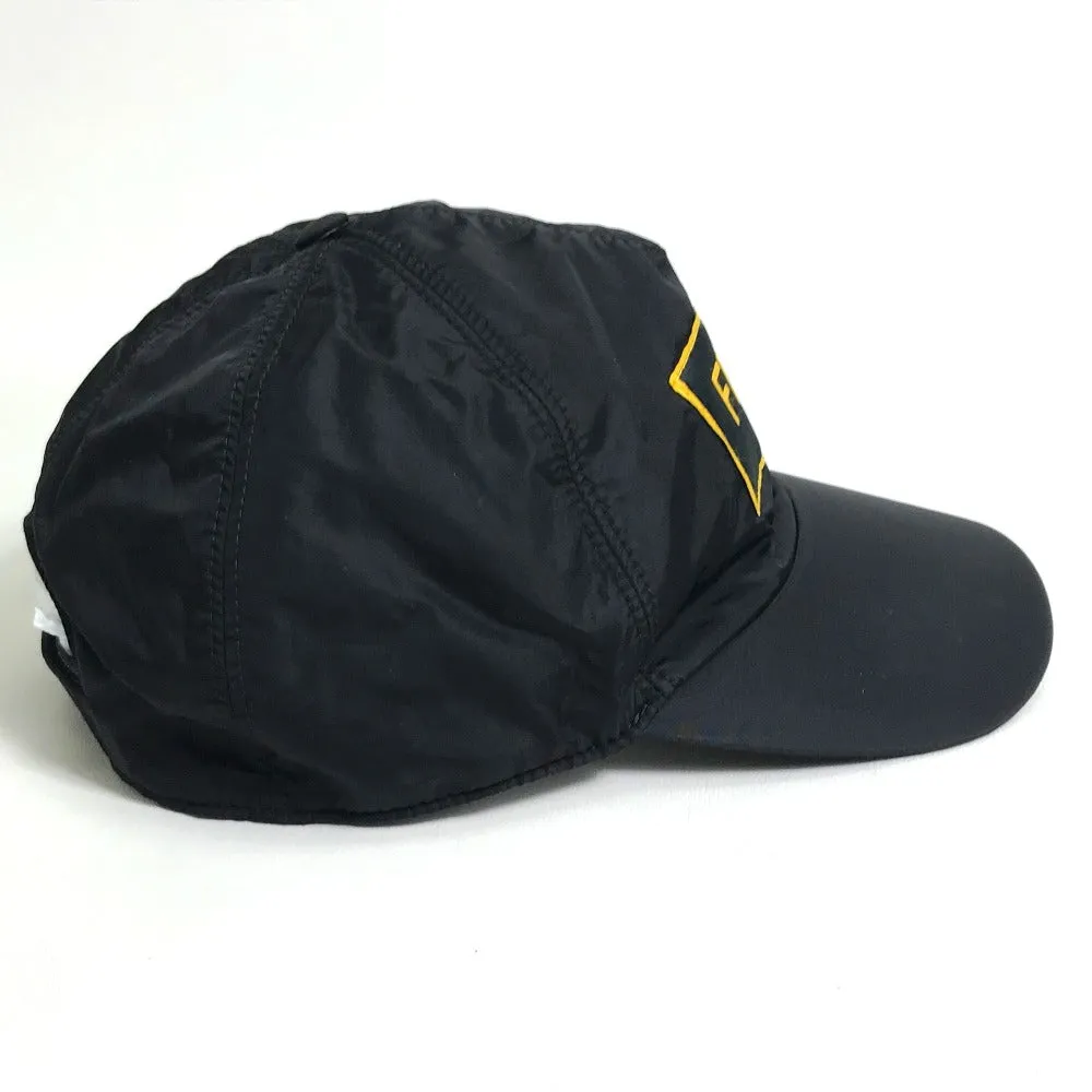 FENDI cap FXQ768 Nylon, Cotton black logo unisex(Unisex) Used