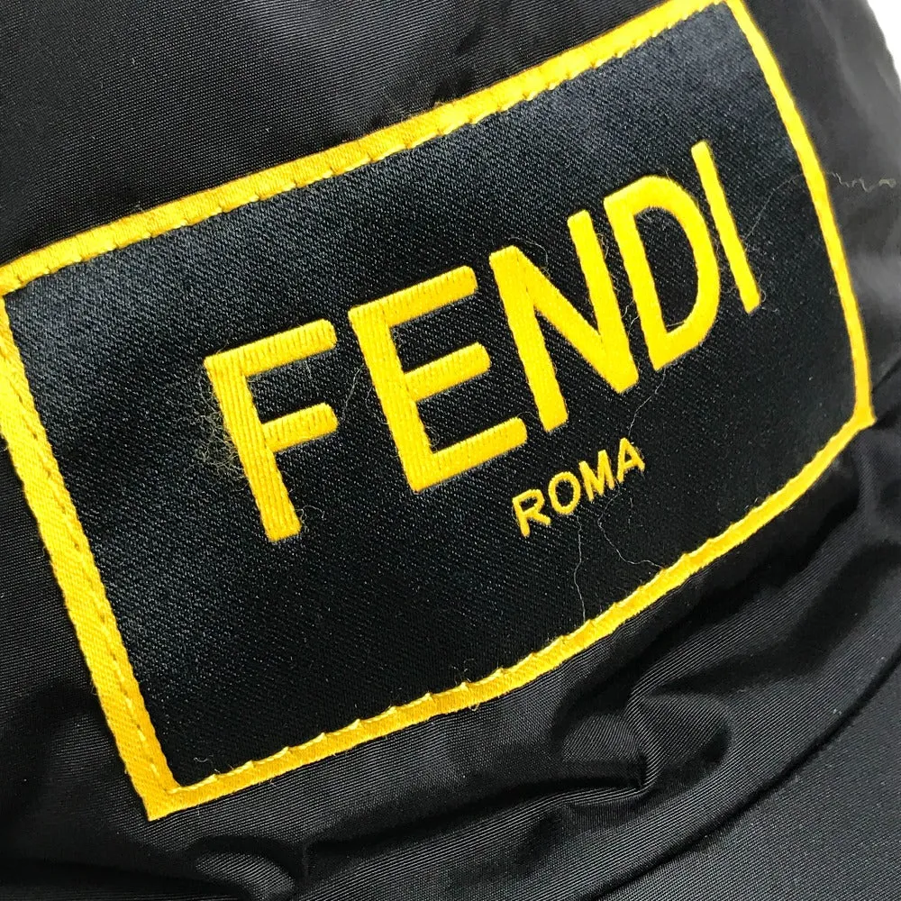 FENDI cap FXQ768 Nylon, Cotton black logo unisex(Unisex) Used