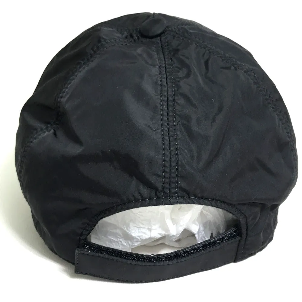 FENDI cap FXQ768 Nylon, Cotton black logo unisex(Unisex) Used