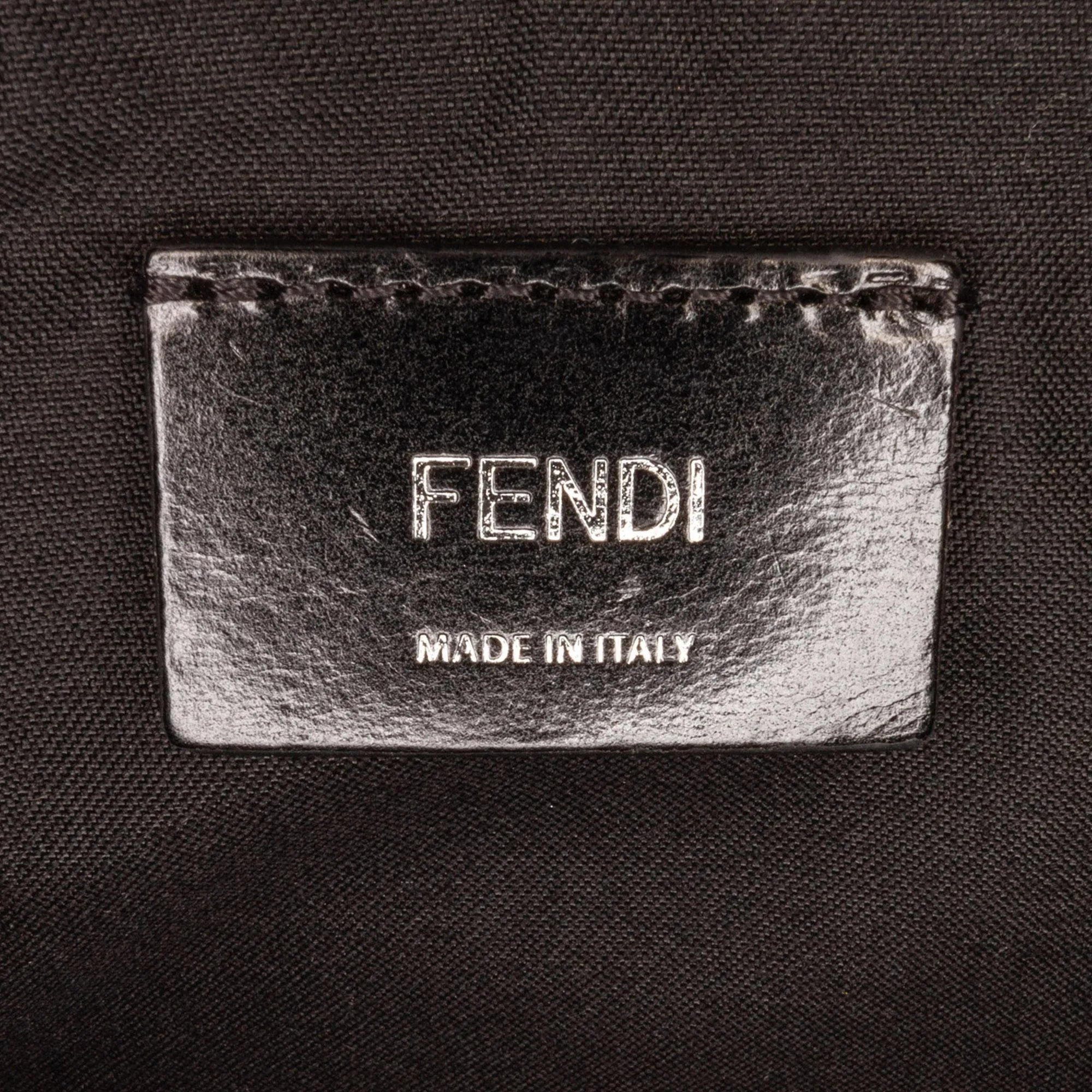 Fendi FF Neoprene Vitello Grace Perforated Pocket Belt Bag (SHG-LkWlOh)