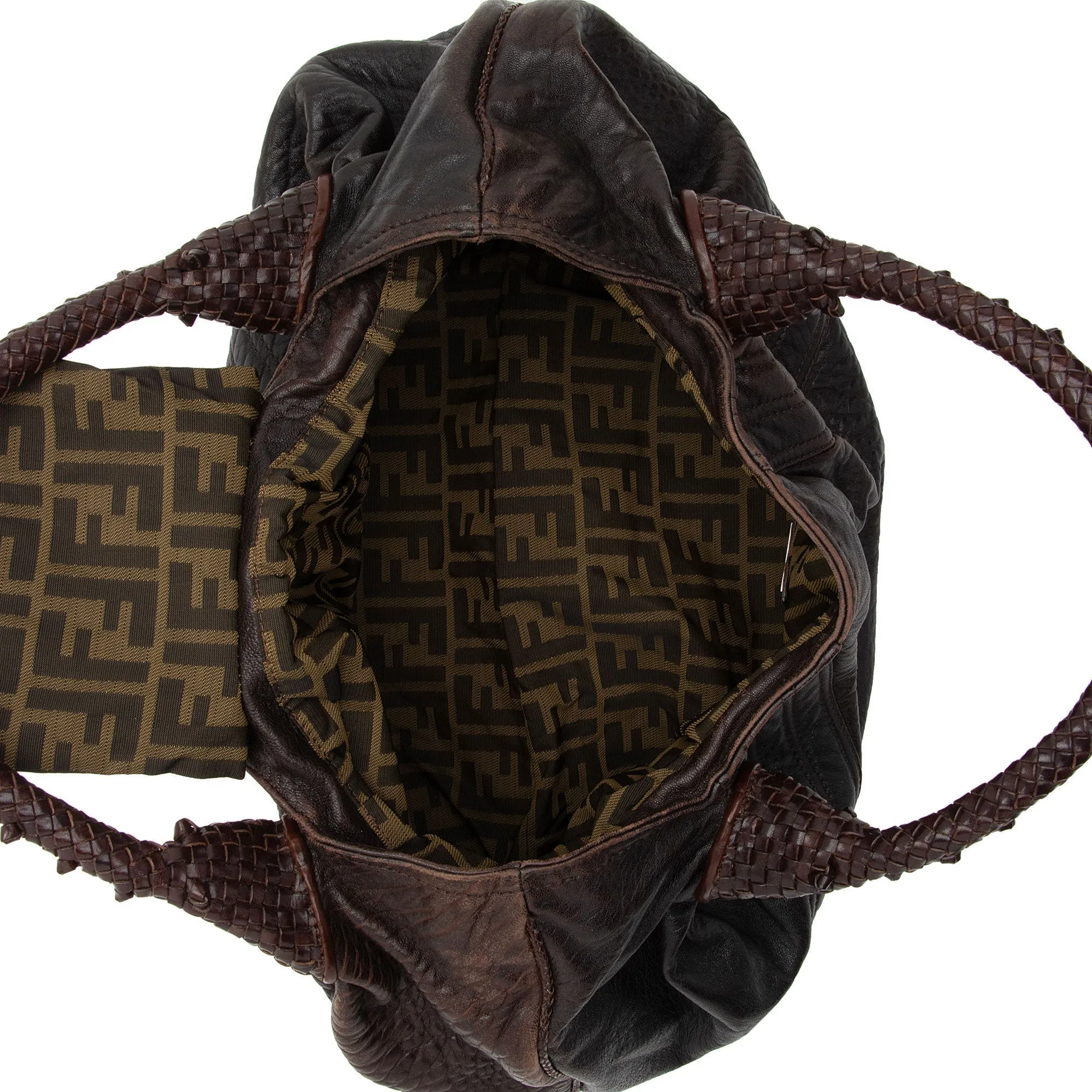 Fendi Leather Spy Satchel (SHF-1314Gg)