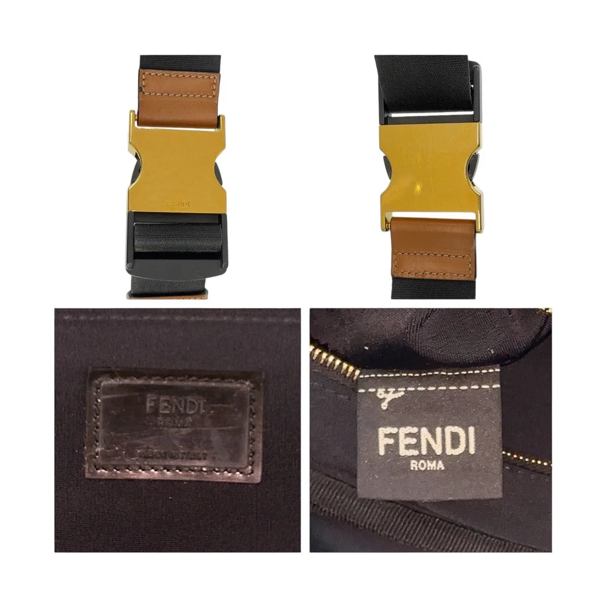 Fendi Zucca Canvas Waist Bag 7VA434