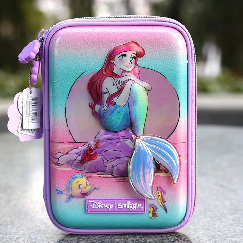 Genuine Disney Mermaid School Bag /Children Stationery Pen Case /Lunch Bag Backpack