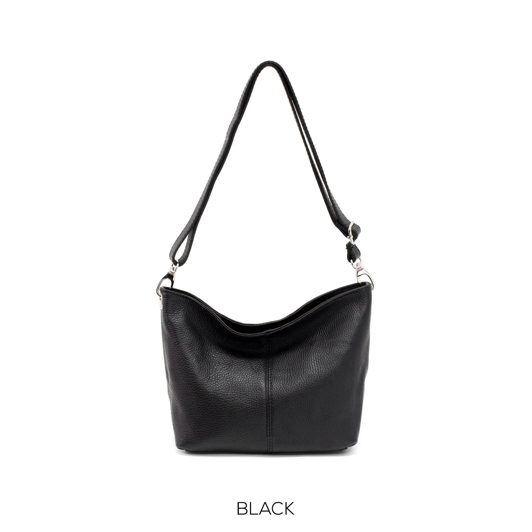 Genuine Leather Bucket Bag