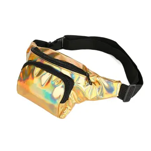 Gold Holographic Bum Bag