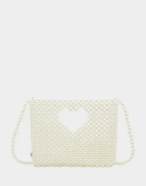 GOSSIP PEARL TOP HANDLE CROSSBODY PEARL