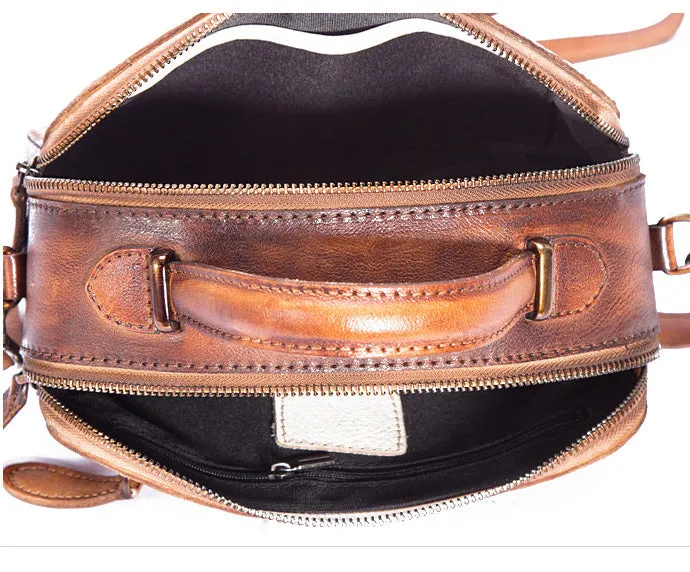 Handmade Women's Black Shoulder Purse Side Bag For Ladies