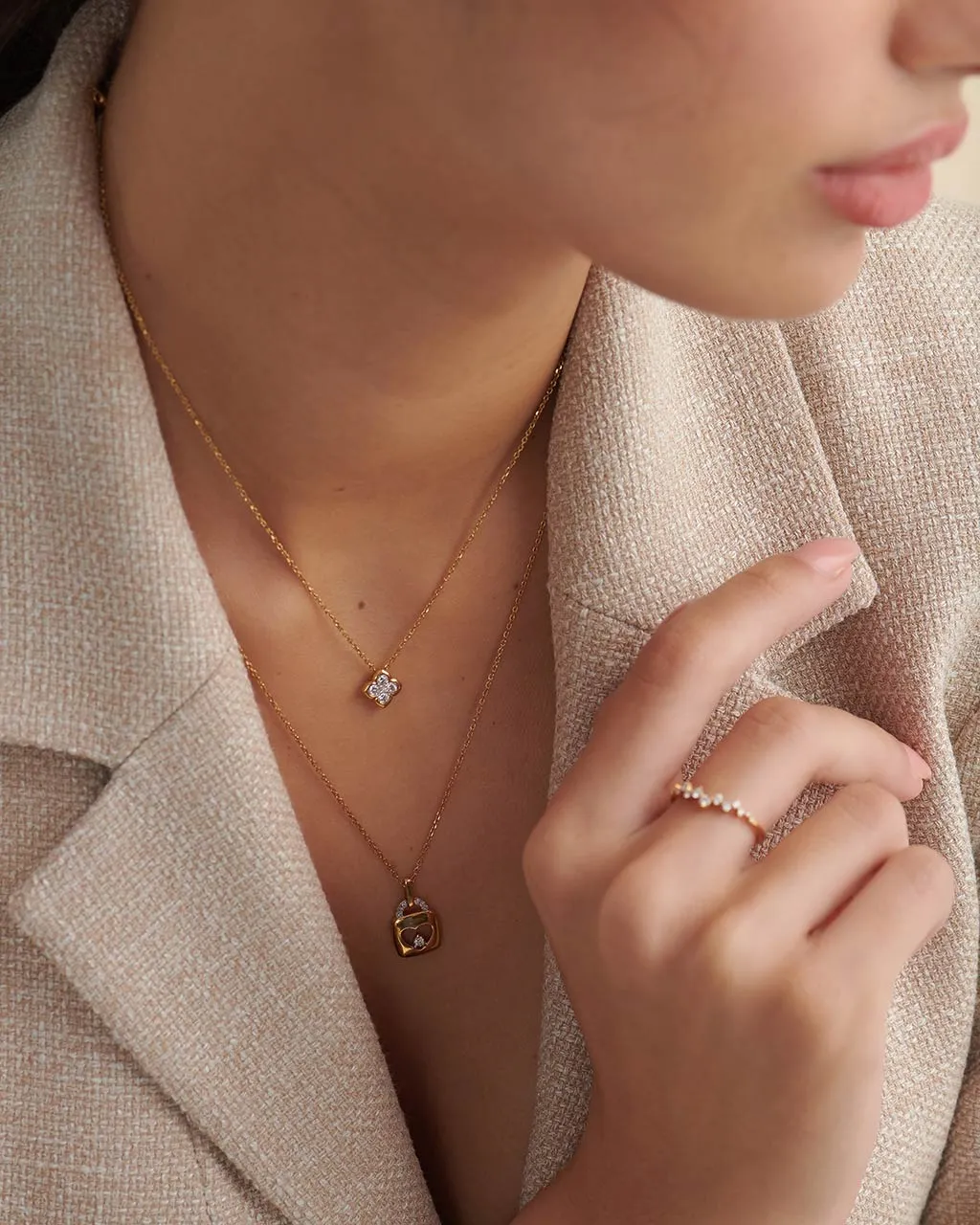 Heart Lock Diamond Necklace