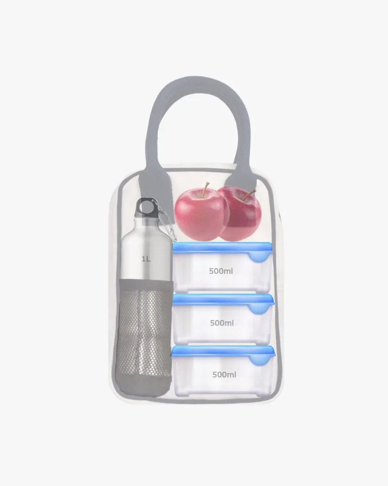 Insulated Lunch Bag - Grey