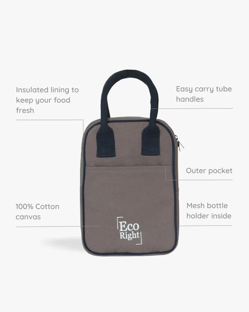 Insulated Lunch Bag - Grey