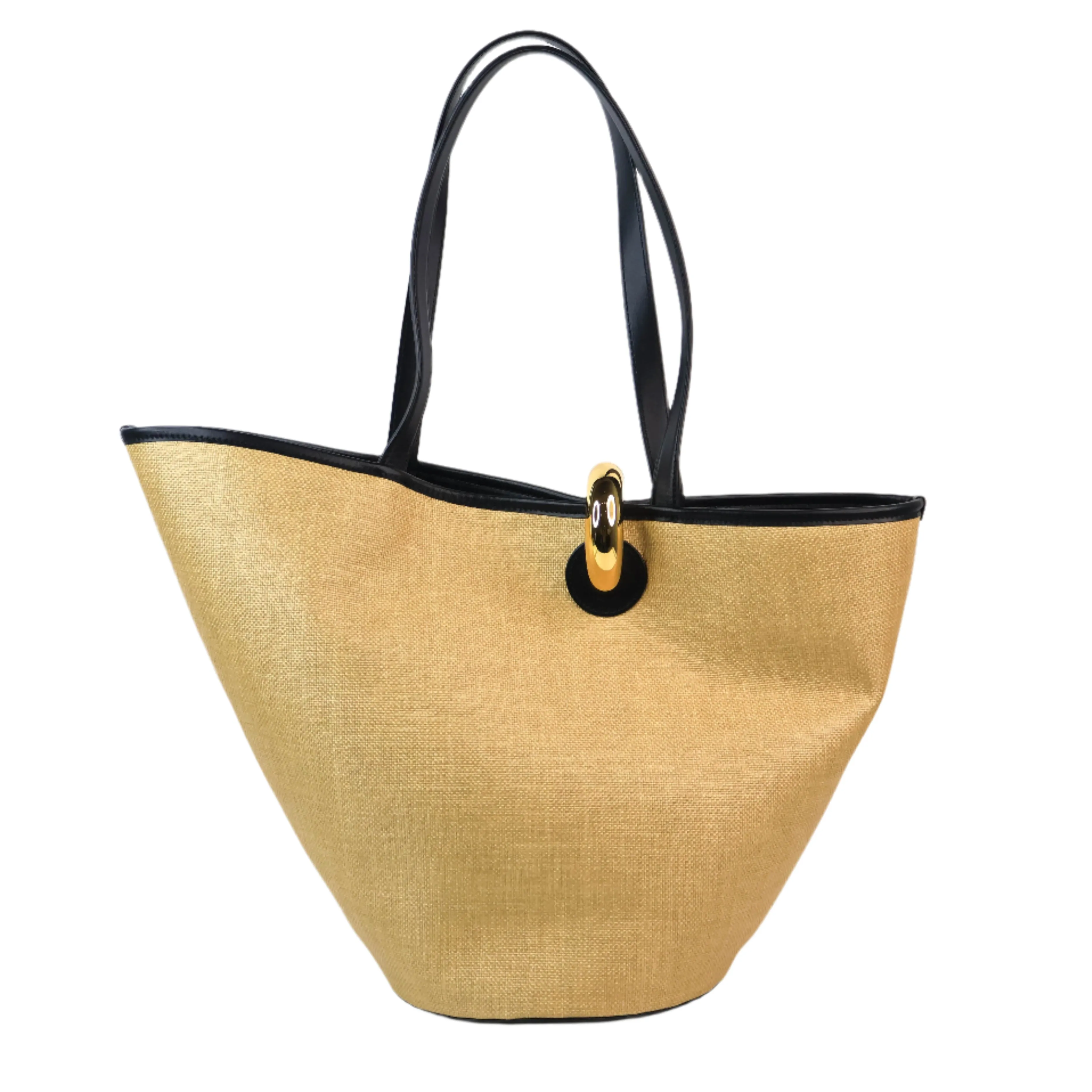 Jacquemus Le Bambola Bucket Beige Black